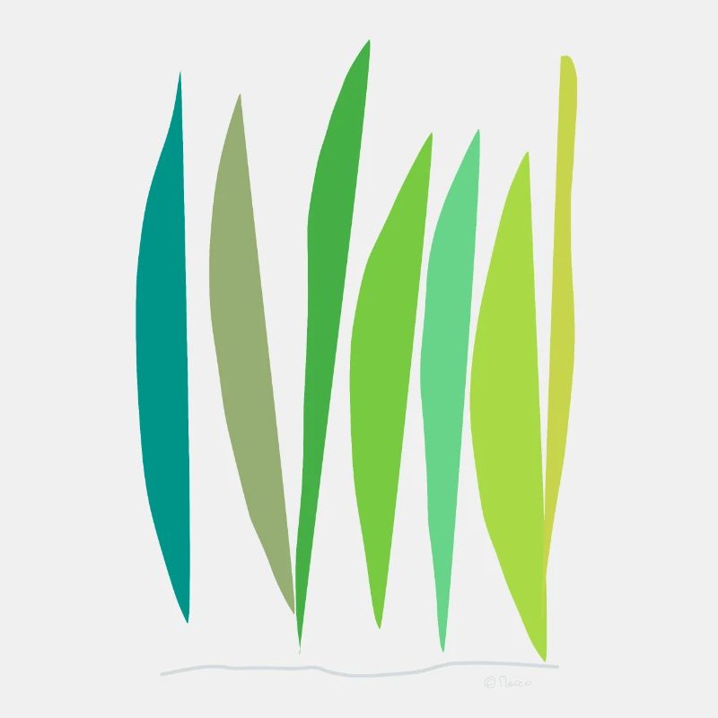 Abstract design Das wachsen der Halme