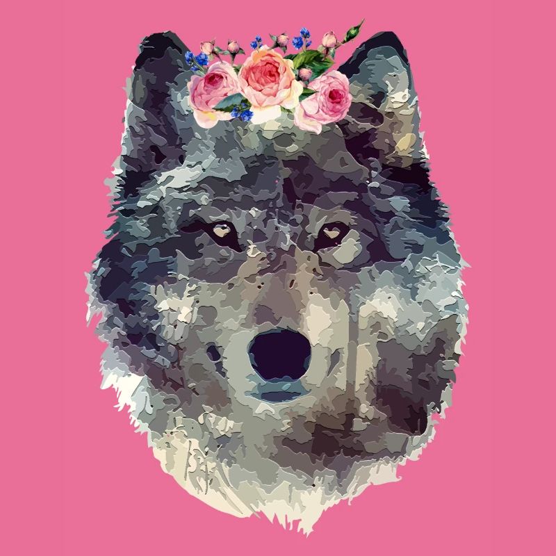 Aquarell Wolf