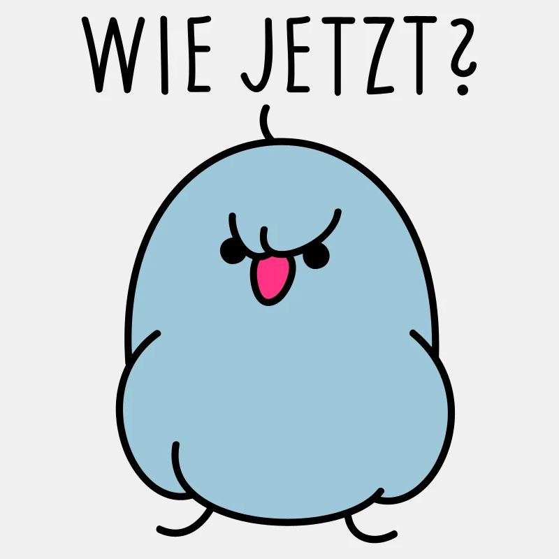 Fragender Vogel