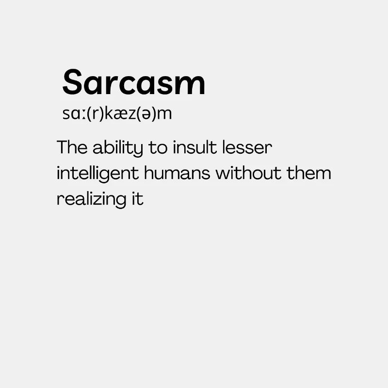 Sarkasmus Definition