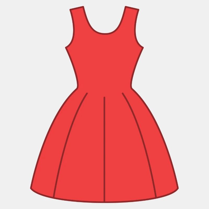 Rotes Kleid