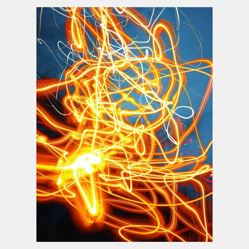 bright night light