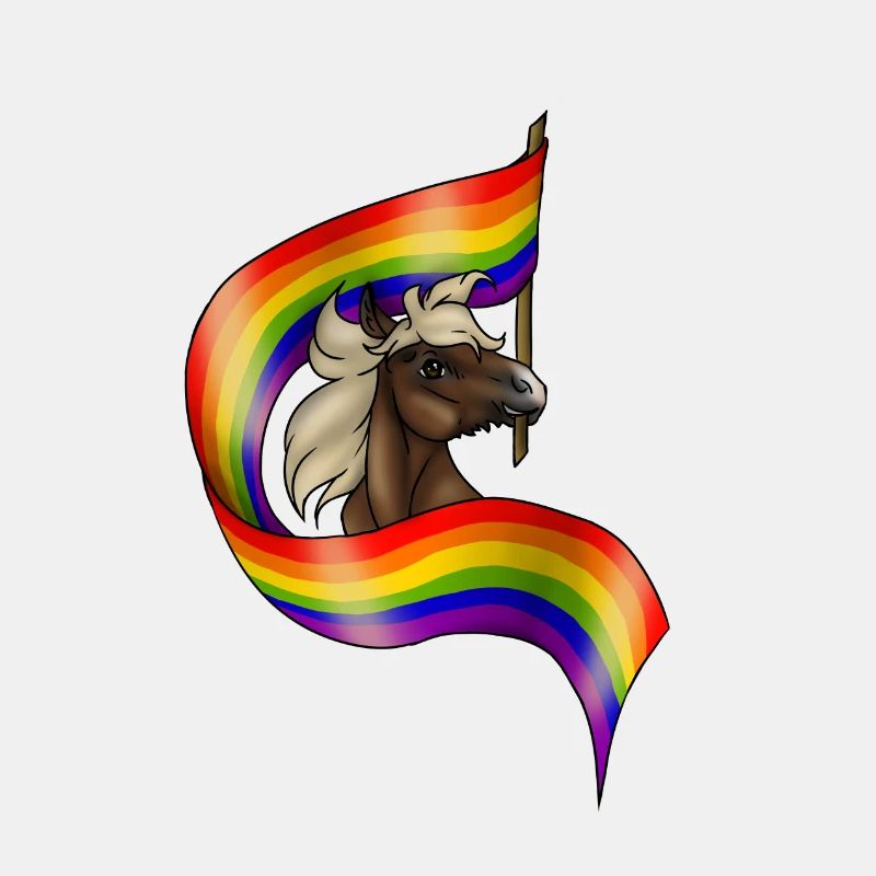 REGENBOGEN - Phoenix mit Prideflag