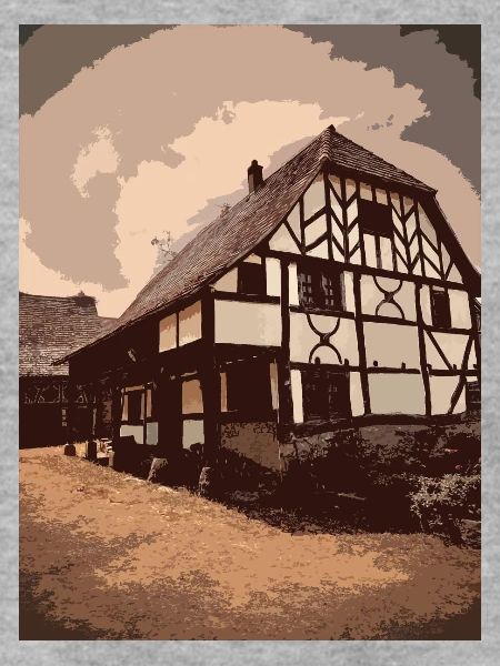 Elsässische Hauszeichnung