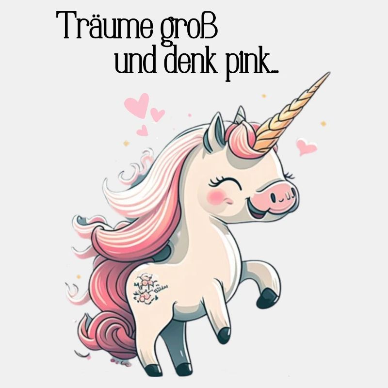 "Träume groß und denk pink" Einhorn-Edition