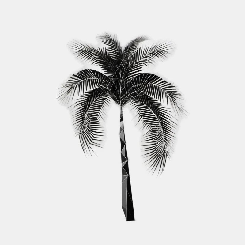 Moderne Palme