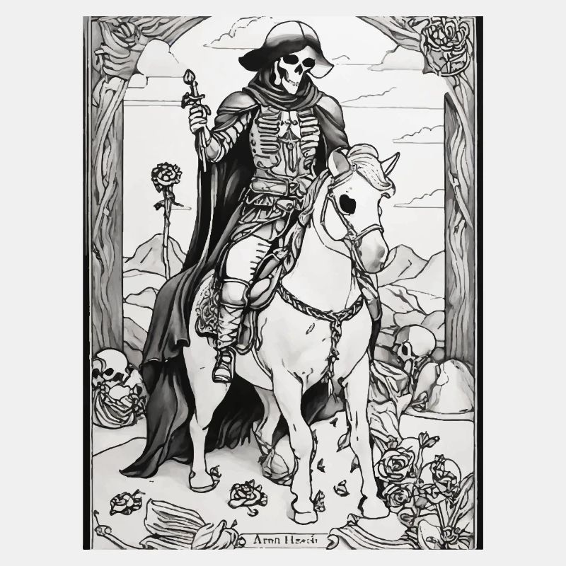 Der Tod auf einem Pferd