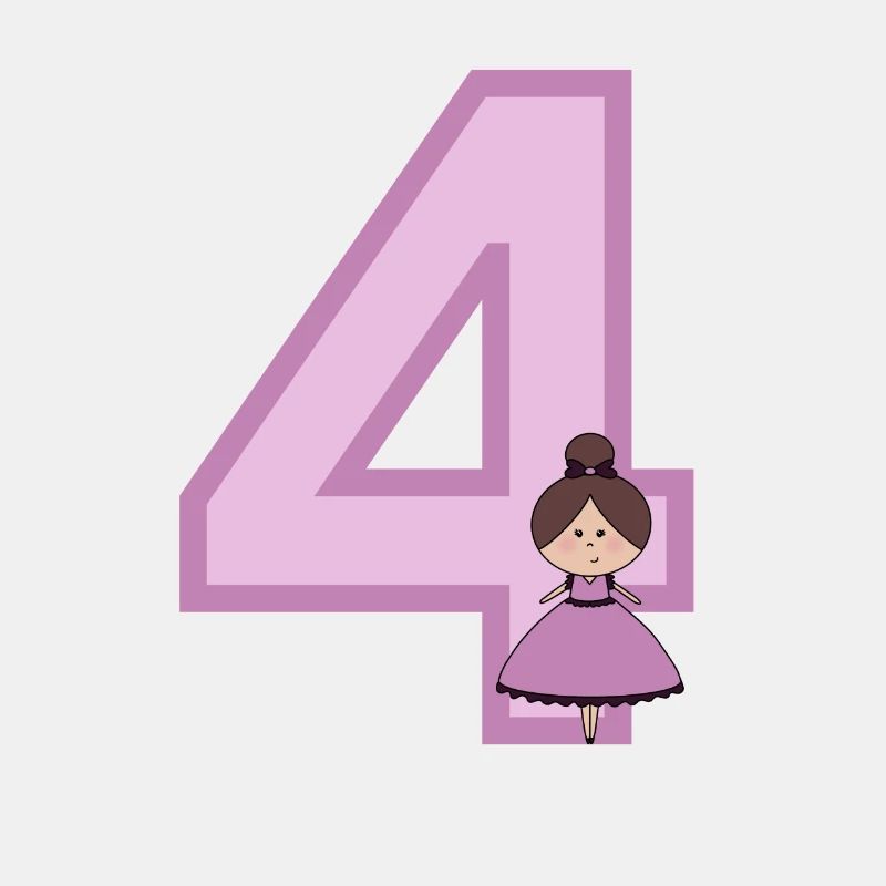 Zahl 4