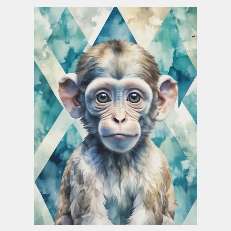 Curious Baby Monkey