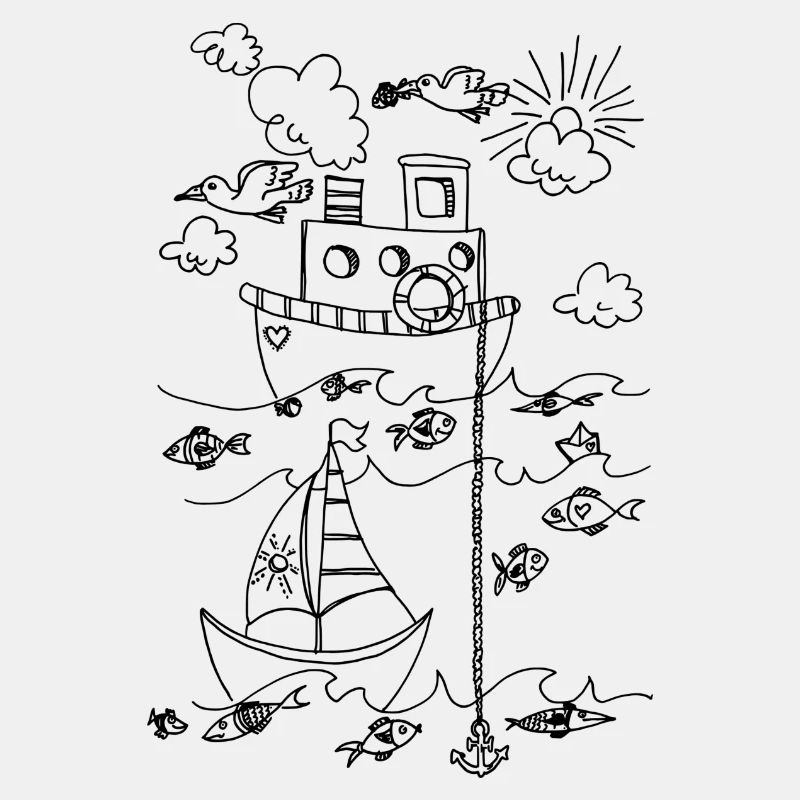Boote, Fische, Meeresluft