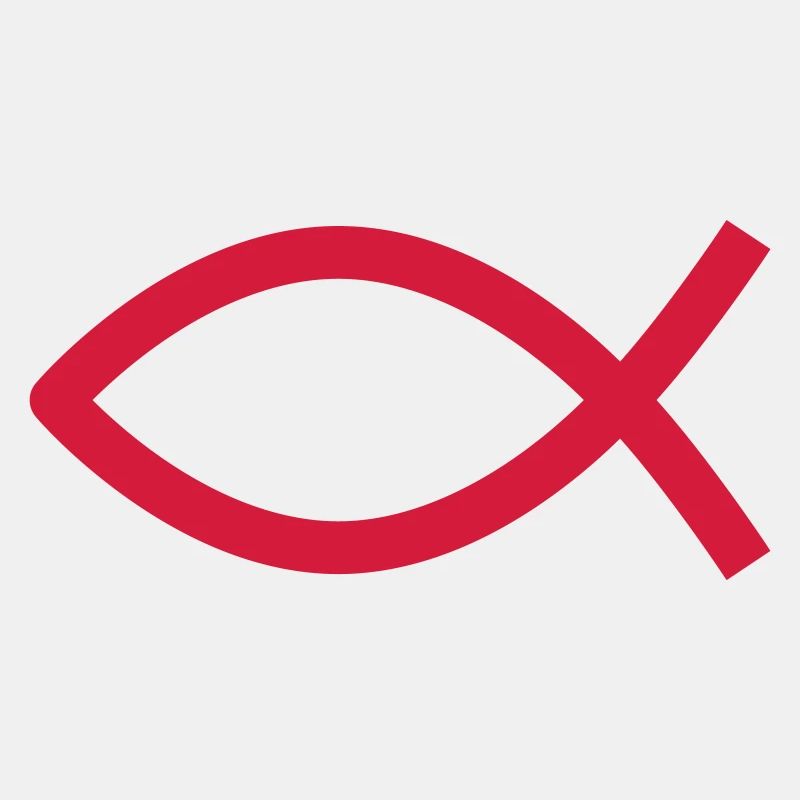 Christliches Fisch/ichthys-Symbol