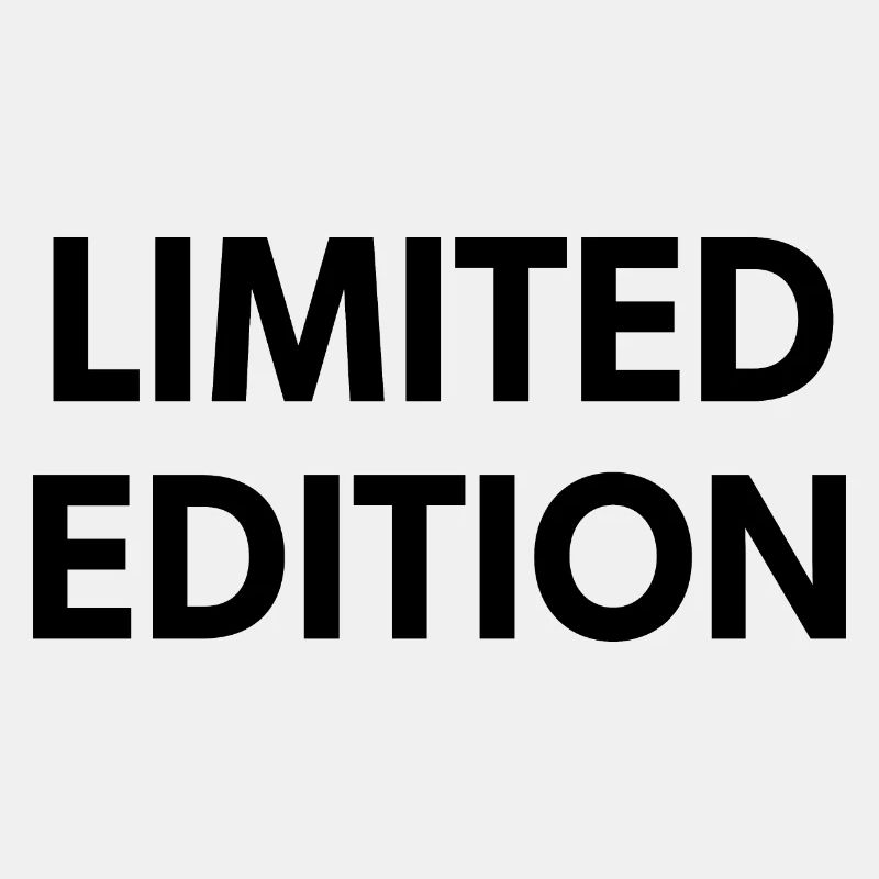 Limited Edition - Black Text