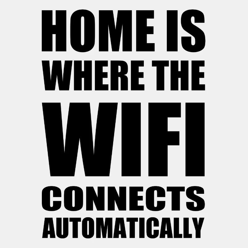 Wifi nach Hause schwarz