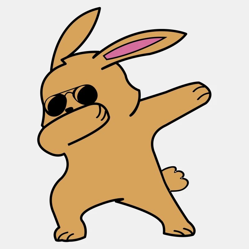 dabbing rabbit