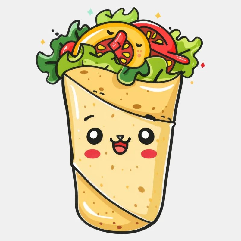 Süßes Burrito Comic