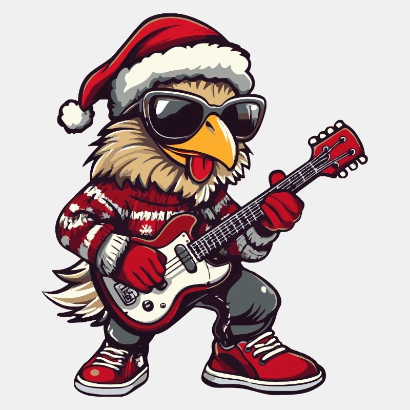 Guitare Rocker de Noël