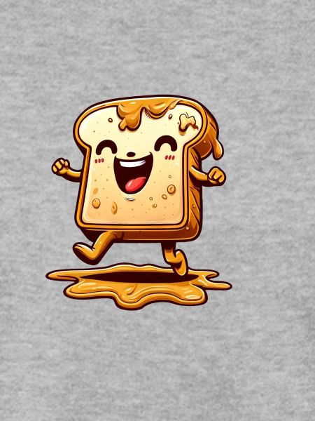 Toast mit Marmelade Erdnussbutter