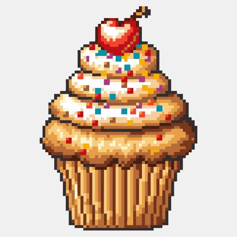 Muffin Pixel Symbol