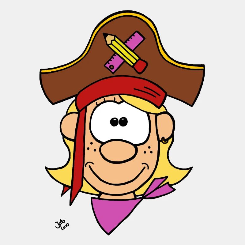 Eine Schulpiratin