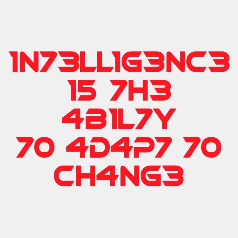 L’intelligence est la compétence Cool Dire Math