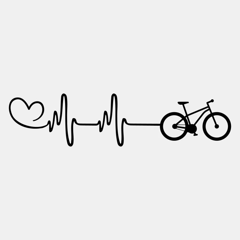 Battement de cœur du pouls de vélo