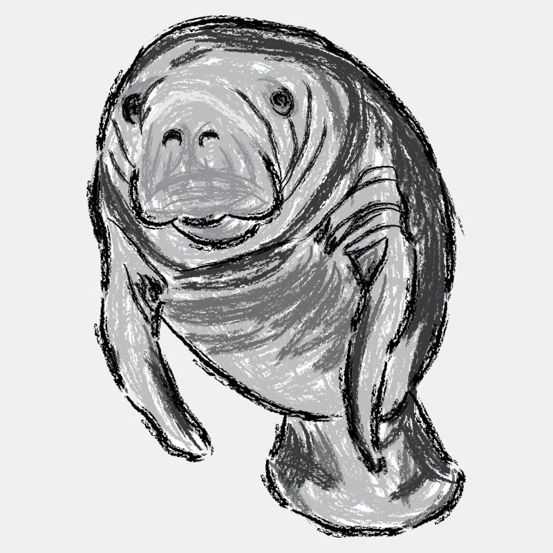 Design avec la laque / Oeuvres d’art avec une Manatee