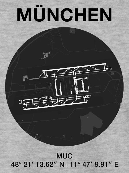 München Flughafen MUC (dark)