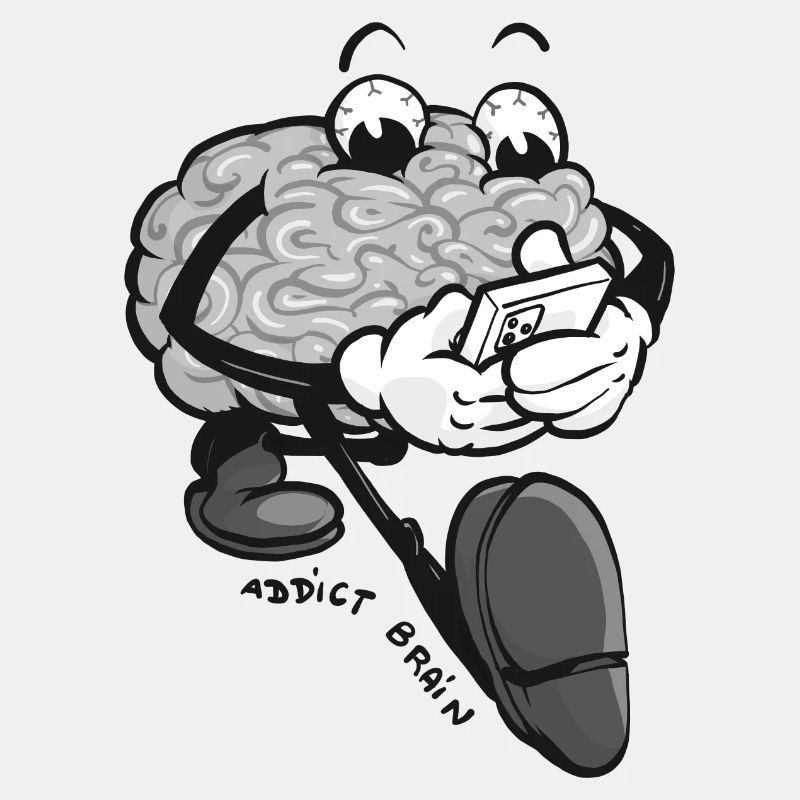 Brain Addict - graue Version