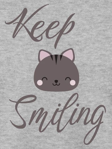 Keep smiling cute cat