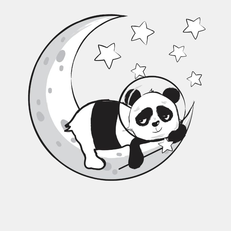 PANDA Müde Schlafen