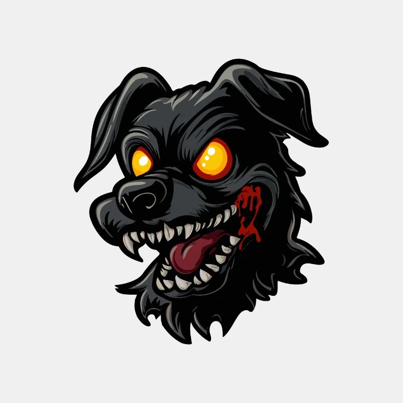 Hund Halloween Zombie