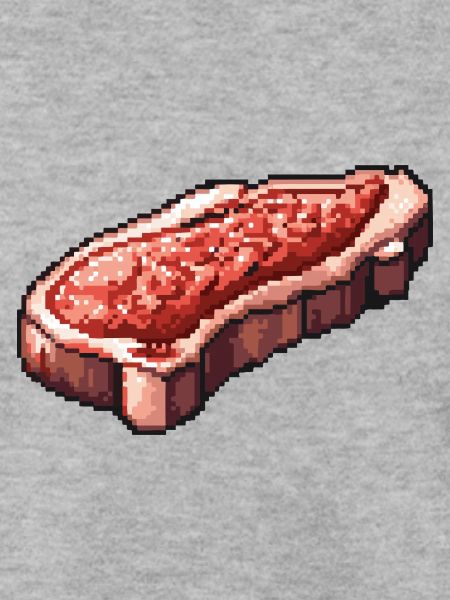 Steak Filet Pixel Symbol