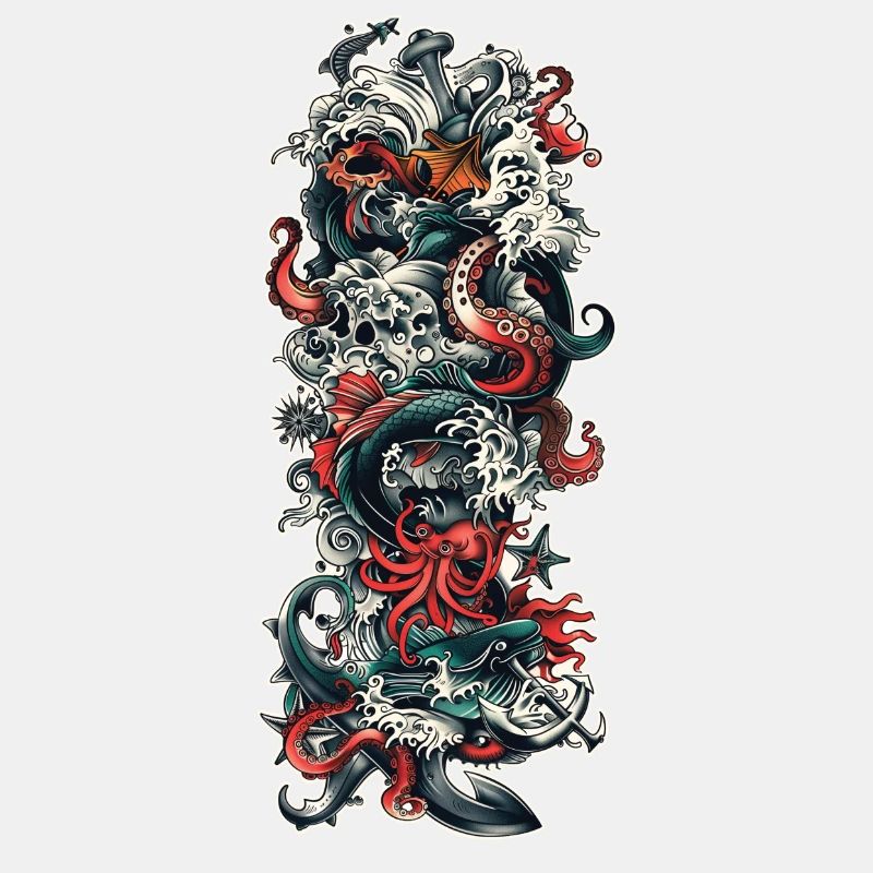 Sailor Tattoo Sleve