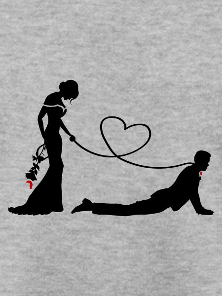 Hochzeit Brautpaar Leine Herz