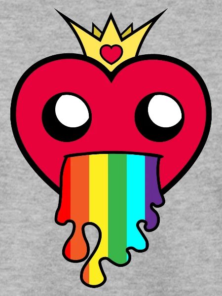 Regenbogen Herz ! Geschenk Idee !