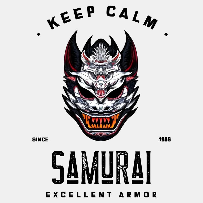 samurai Since 1988 armor keep calm excellent armor