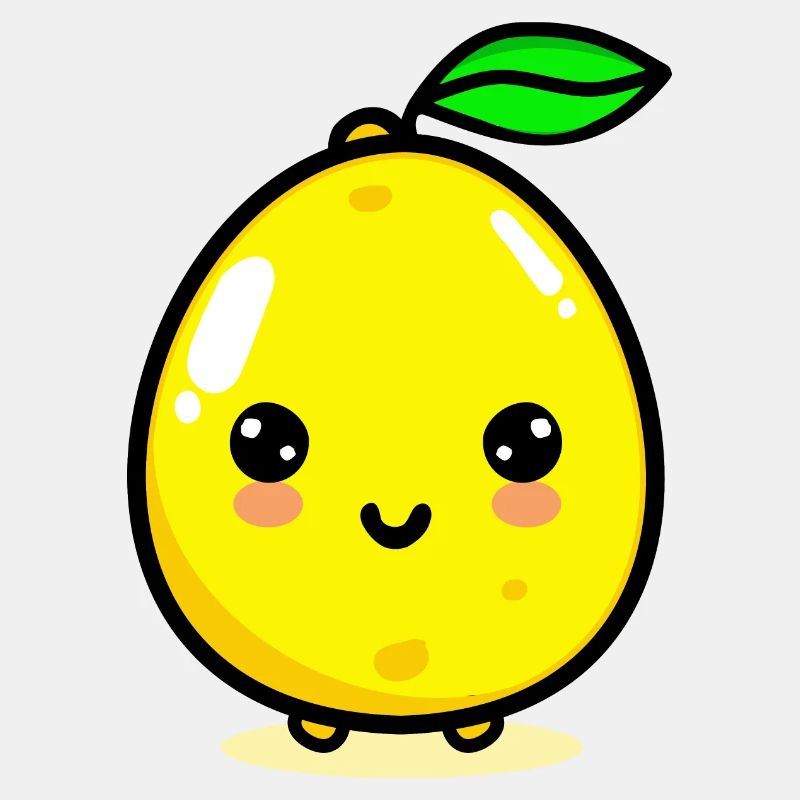 Mignon citron Kawaii citron