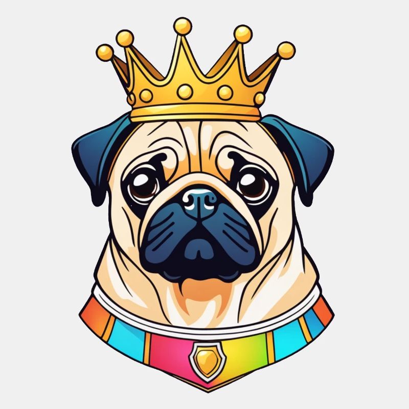 "Gekrönte Häupter" - Mops