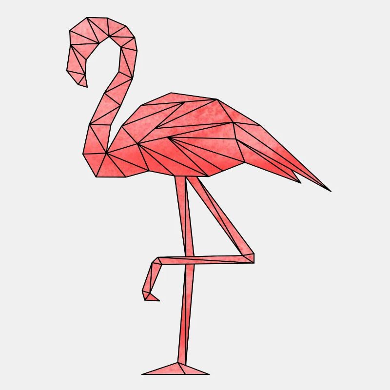Flamingo Geometrisch