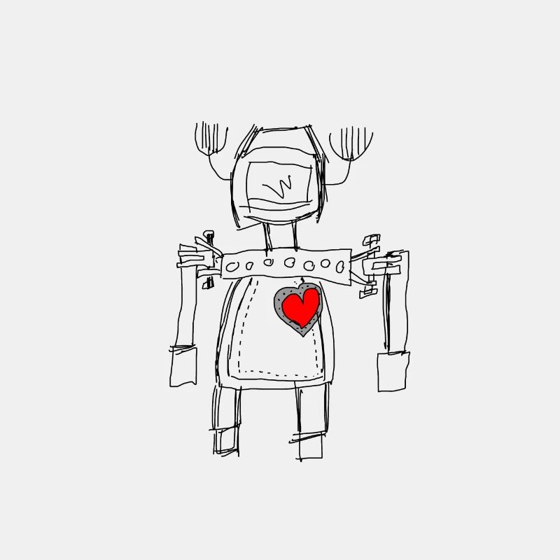 Roboter mit Herz