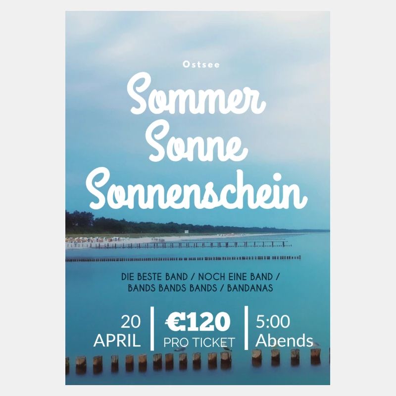 Summer vacation Germany