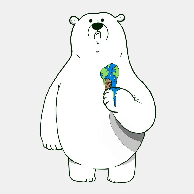 eisbär mit eis artsarah