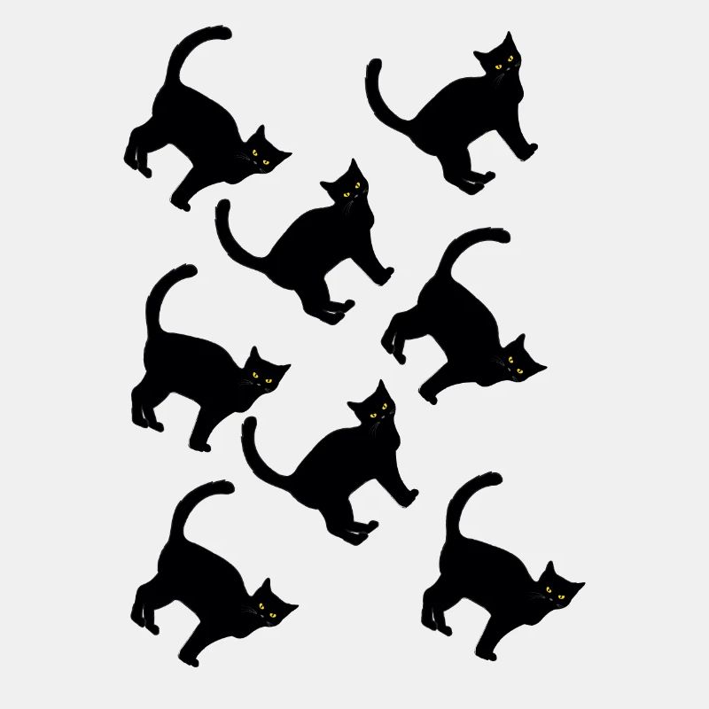 Schwarzes Muster Cat
