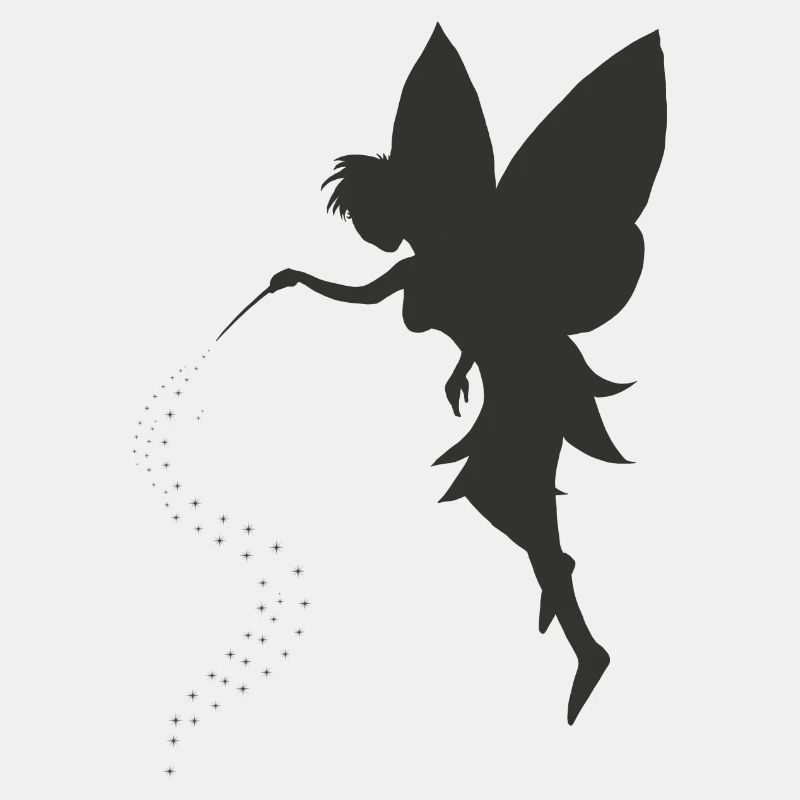 Doux elfe fée avec des astérisques