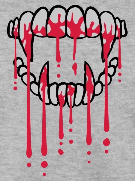 Blood drops vampire