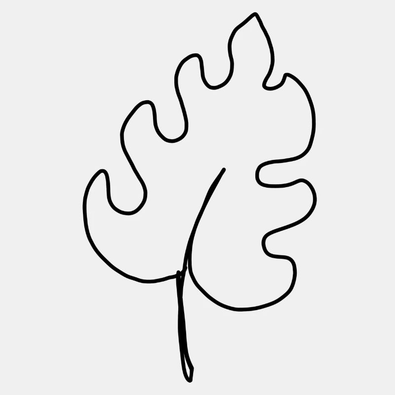 Minimalistisches Blatt