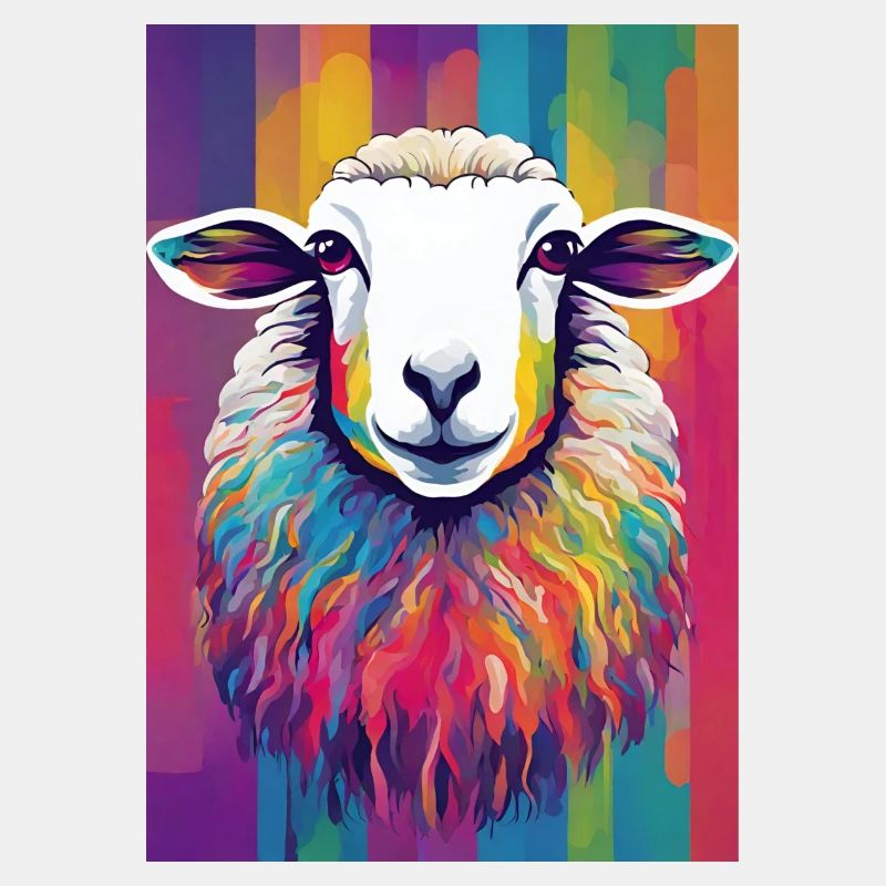 Buntes Schaf