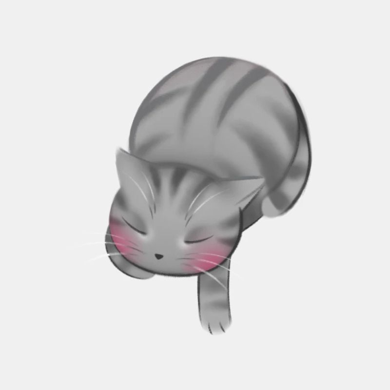 Schlafende Katze