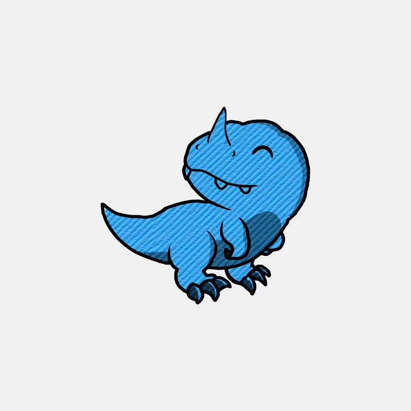 Rex Blue Cute