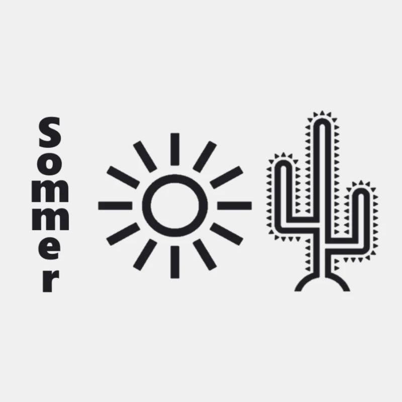 Sommer Kaktus Sonne